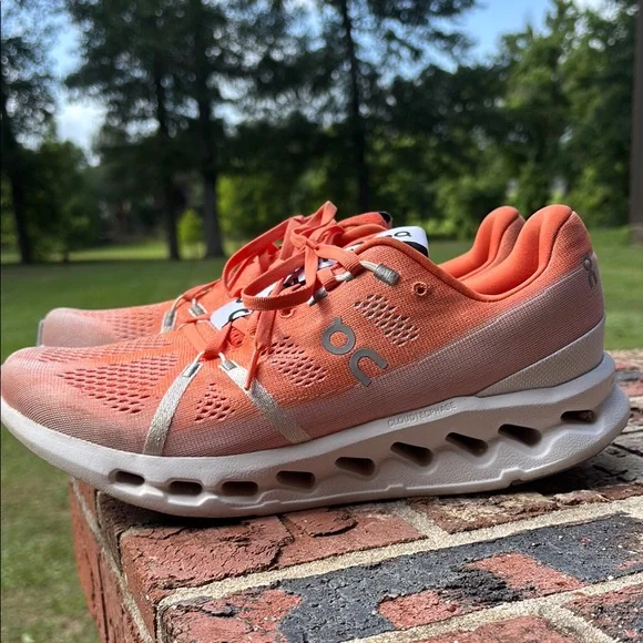 On Running | Shoes | On Running Womens Orange Running Shoes  display picture 1